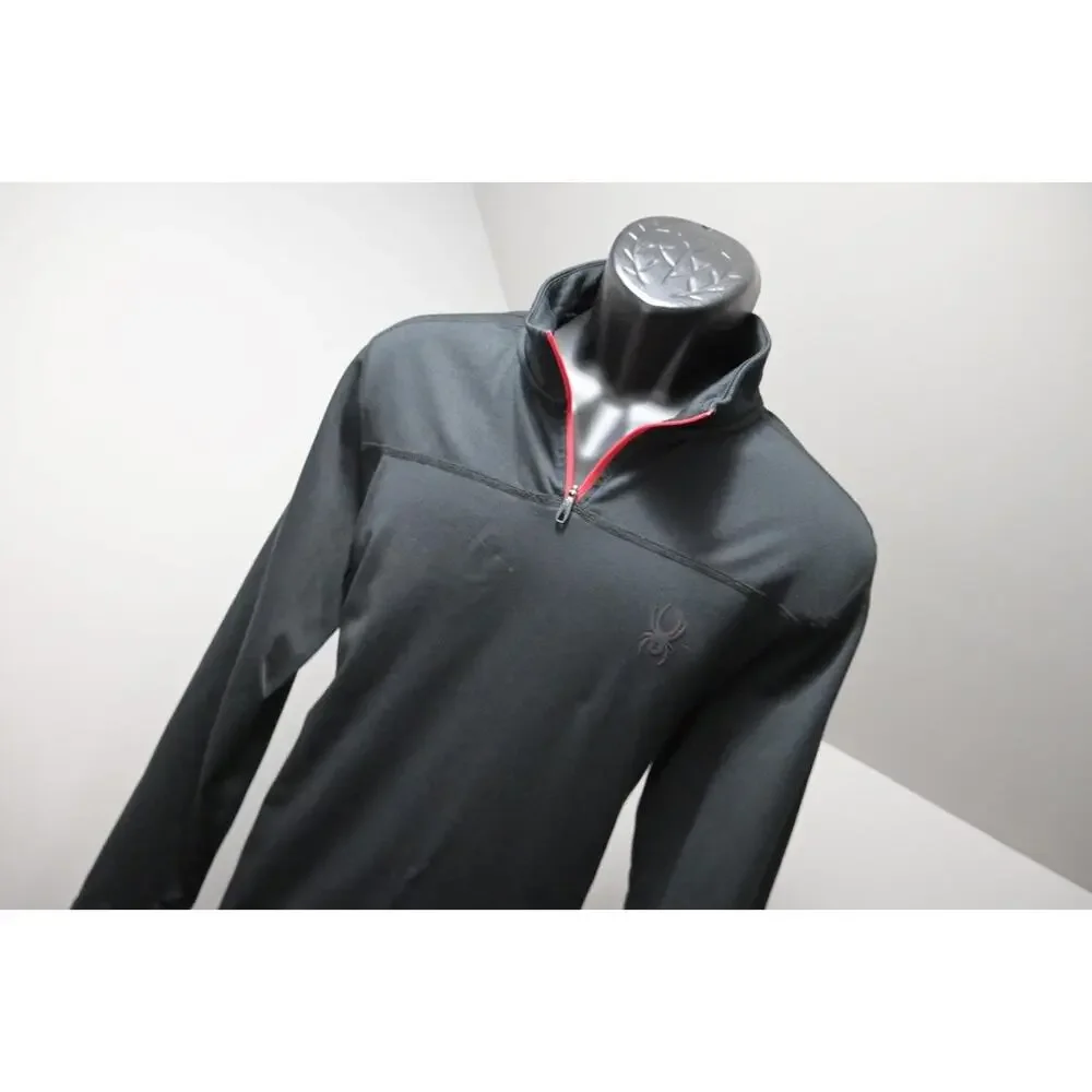 Spyder Fleece Athletic Jacket‎ 1/4 Zip Performance Long Sleeve Mens Size XL